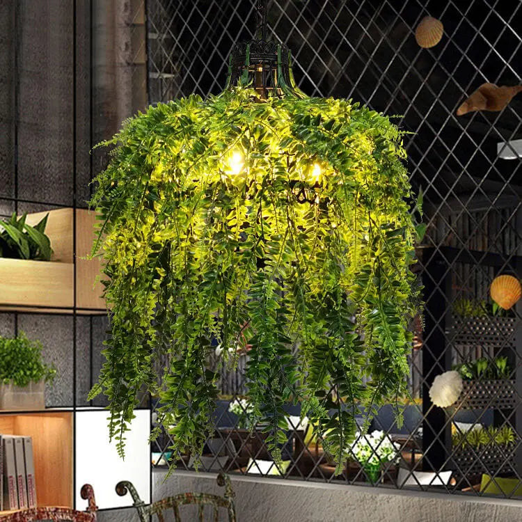 Creative Plant Vine Decorative 3-Light Chandelier Cuvalon