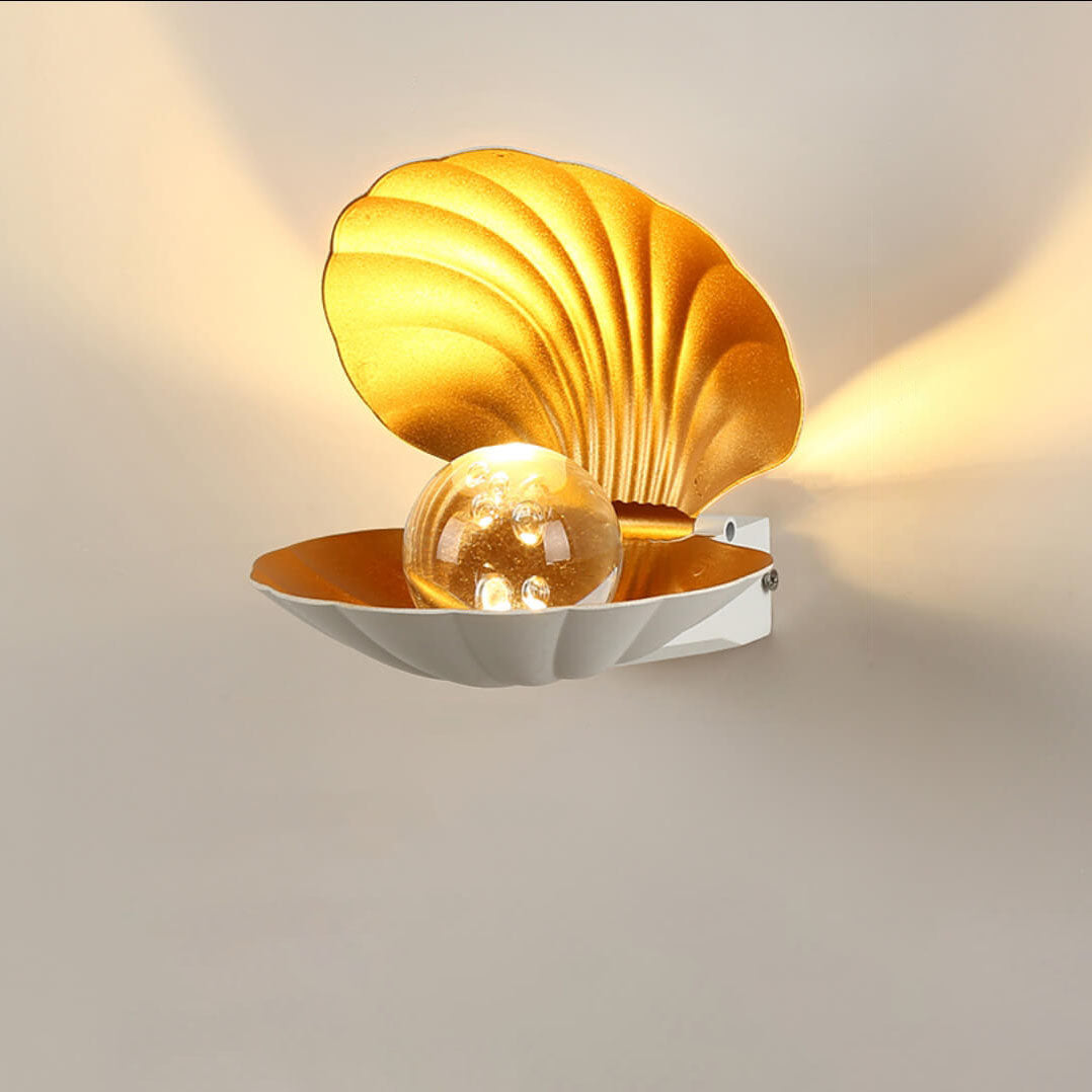 Outdoor Waterproof Creative Shell Aluminum LED Wall Sconce Lamp Cuvalon