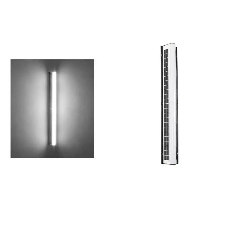 Modern Long Acrylic Solar LED Waterproof Outdoor Garden Wall Light Cuvalon