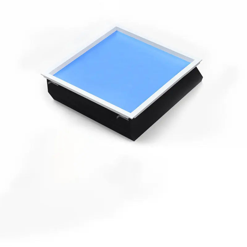 Modern Minimalist Smart Blue Sky Metal LED Flush Mount Ceiling Light for Living Room Cuvalon