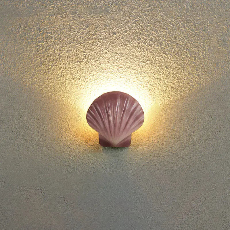 Outdoor Creative Shell Design Aluminum LED Waterproof Wall Sconce Lamp Cuvalon