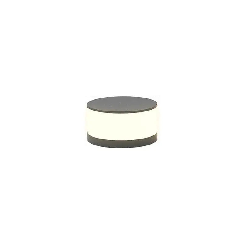 Solar Outdoor Round Column Post Head LED Waterproof Landscape Light Cuvalon