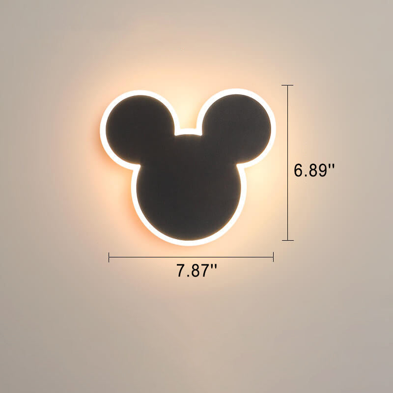 Cartoon Creative Mouse Rabbit LED Wall Sconce Lamp Cuvalon