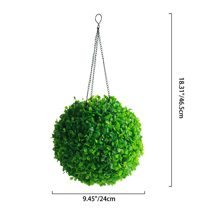 Contemporary Creative Waterproof Solar Grass Ball Plastic LED Outdoor Light For Garden Cuvalon