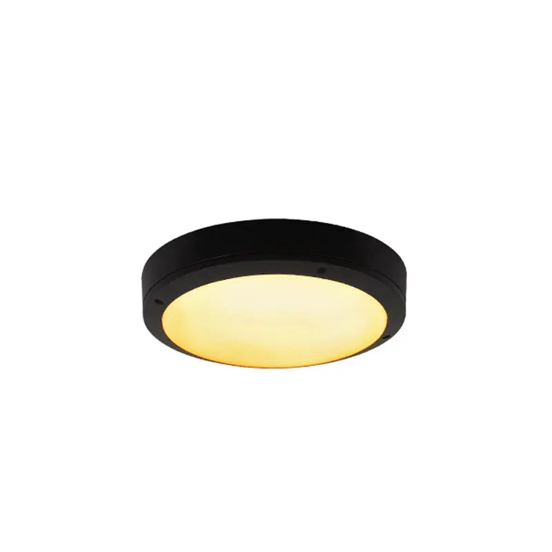 Outdoor Simple Round Octagon Aluminum Waterproof LED Flush Mount Ceiling Light Cuvalon