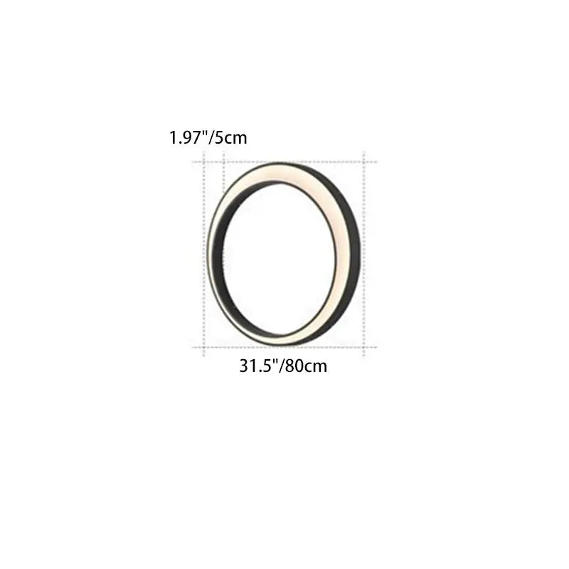 Modern Minimalist Crescent Circle Stainless Steel PC Waterproof LED Wall Sconce Lamp For Outdoor Patio Cuvalon