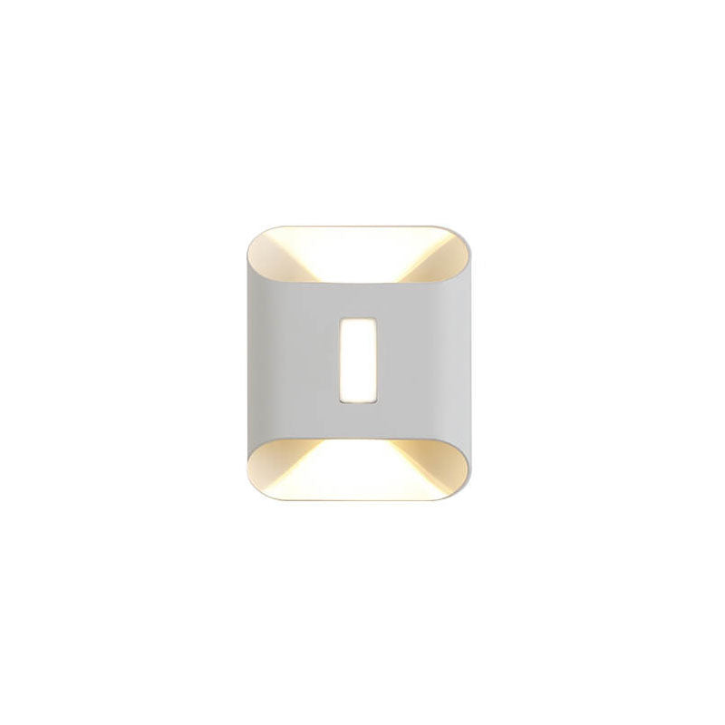 Modern Aluminum Lens Outdoor Waterproof Patio LED Wall Sconce Lamp Cuvalon