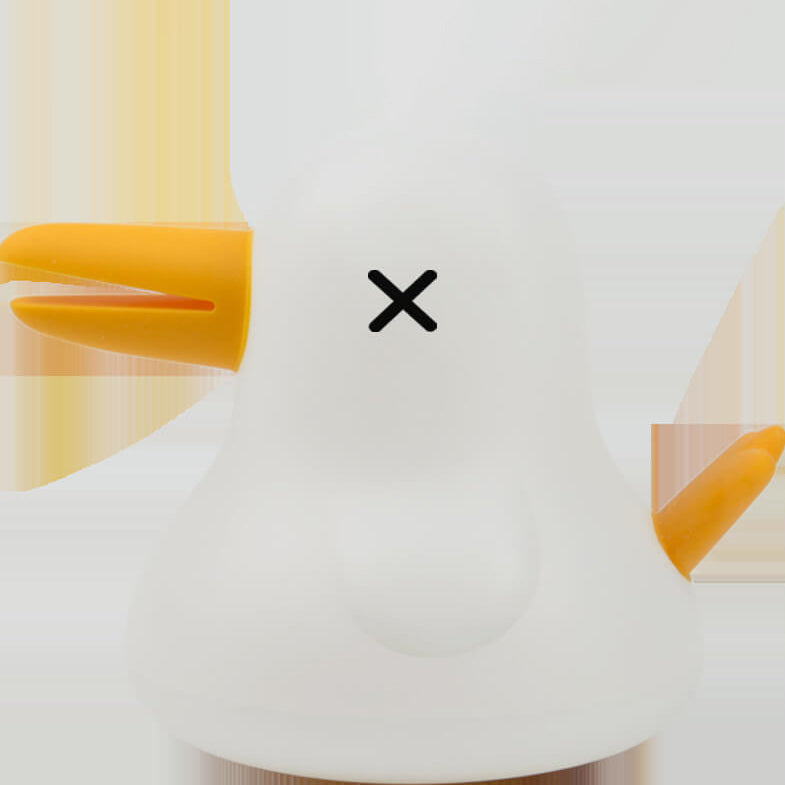 Cartoon Kiwi Bird Silicone Rechargeable Timer Dimmable LED Decorative Table Lamp Cuvalon