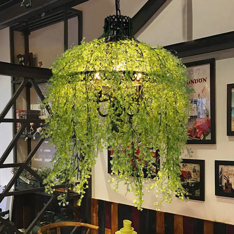 Creative Plant Vine Decorative 3-Light Chandelier Cuvalon