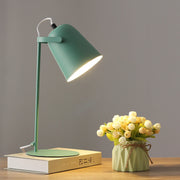 Nordic Macaron Color Creative Iron Bucket Design 1-Light Table Lamp Cuvalon