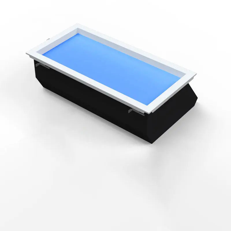 Modern Minimalist Smart Blue Sky Metal LED Flush Mount Ceiling Light for Living Room Cuvalon