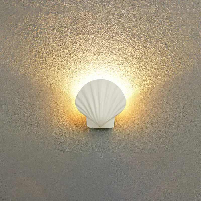 Outdoor Creative Shell Design Aluminum LED Waterproof Wall Sconce Lamp Cuvalon