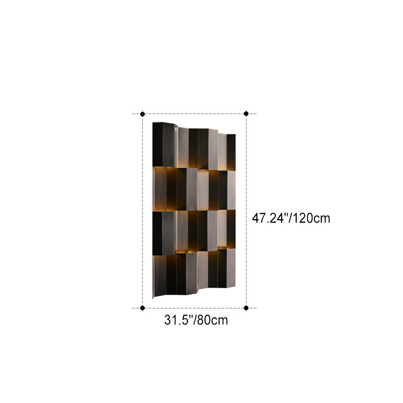 Contemporary Retro Waterproof Stainless Steel Rectangular LED Wall Sconce Lamp For Outdoor Patio Cuvalon