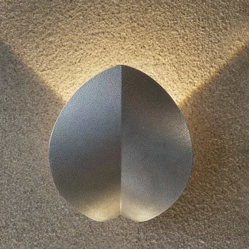 Contemporary Nordic Waterproof Aluminum Multishape Four-Leaf Clover Elliptical LED Wall Sconce Lamp For Outdoor Patio Cuvalon
