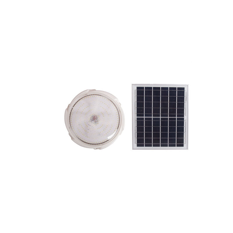 Modern Round Solar LED Remote Control Outdoor Indoor Flush Mount Lighting Cuvalon