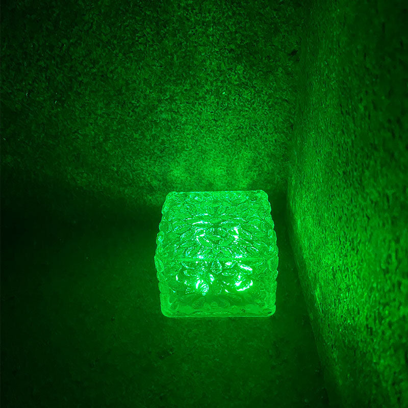 Modern Simplicity Solar ABS Plastic Ice Brick LED Outdoor Landscape Light For Outdoor Patio Cuvalon