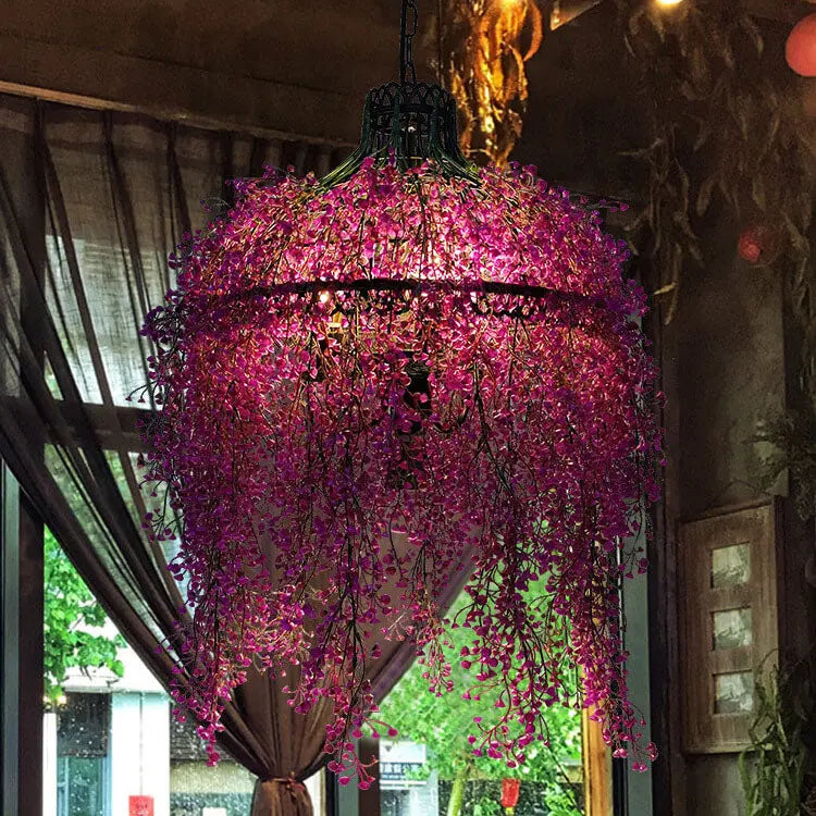 Creative Plant Vine Decorative 3-Light Chandelier Cuvalon