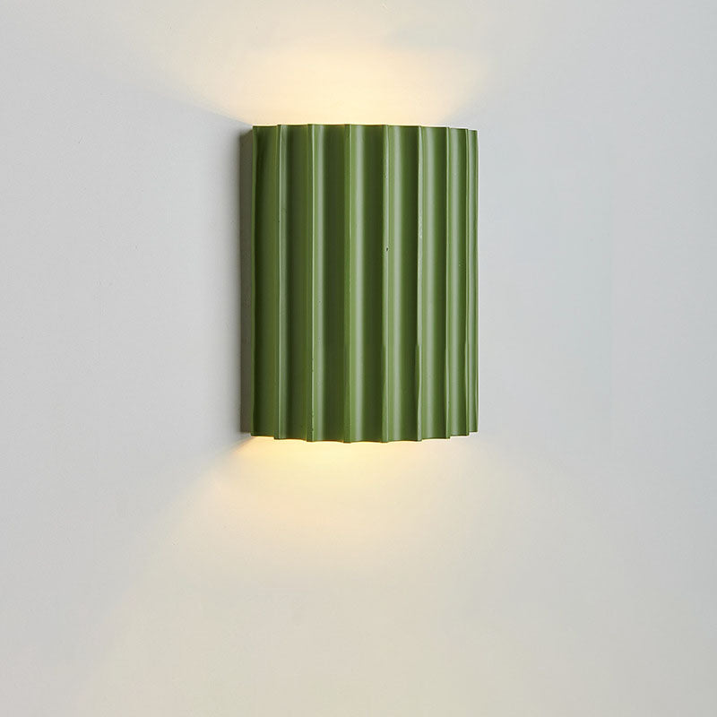 Contemporary Nordic Resin Tiles 2-Light Wall Sconce Lamp For Bedroom Cuvalon