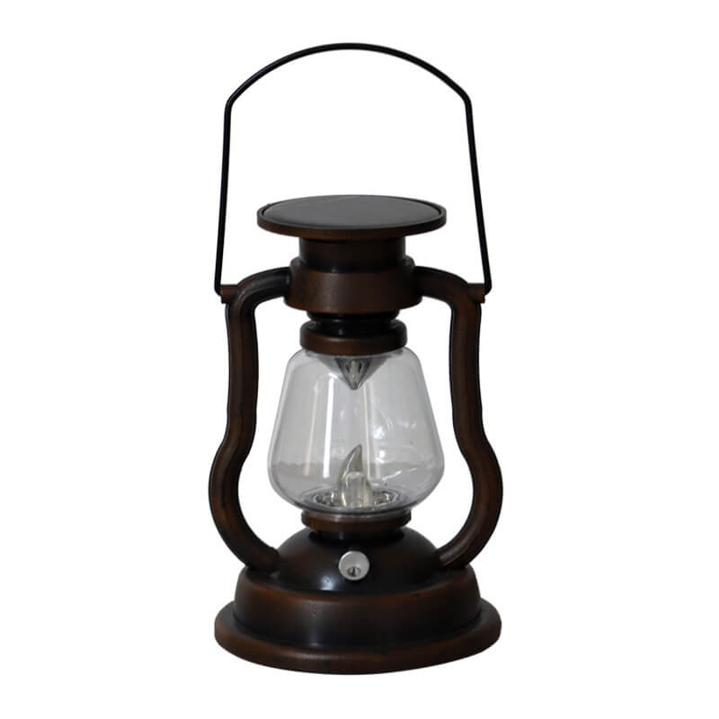 Solar Retro Kerosene Lamp Horse Lamp LED Outdoor Garden Patio Decoration Portable Flame Candle Light Cuvalon