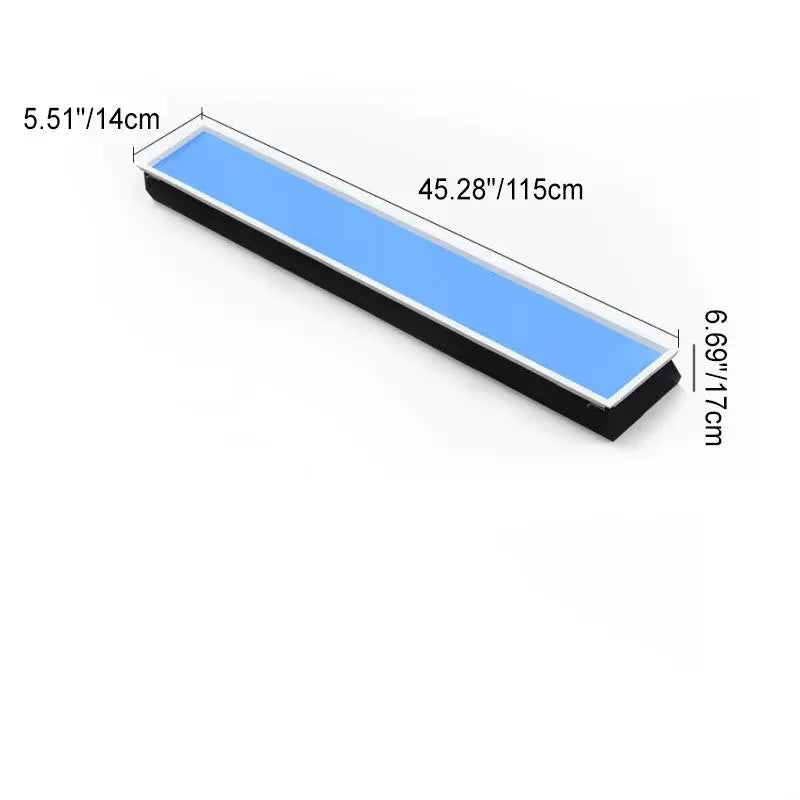 Modern Minimalist Smart Blue Sky Metal LED Flush Mount Ceiling Light for Living Room Cuvalon