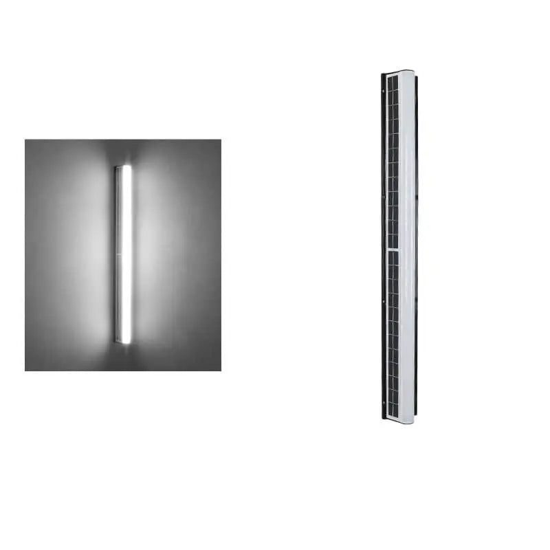 Modern Long Acrylic Solar LED Waterproof Outdoor Garden Wall Light Cuvalon