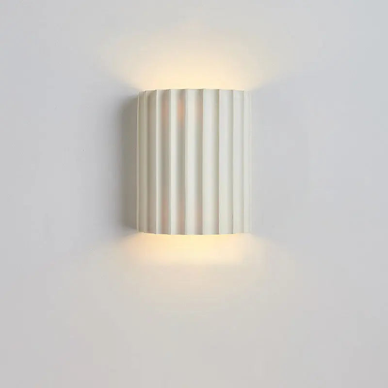 Contemporary Nordic Resin Tiles 2-Light Wall Sconce Lamp For Bedroom Cuvalon