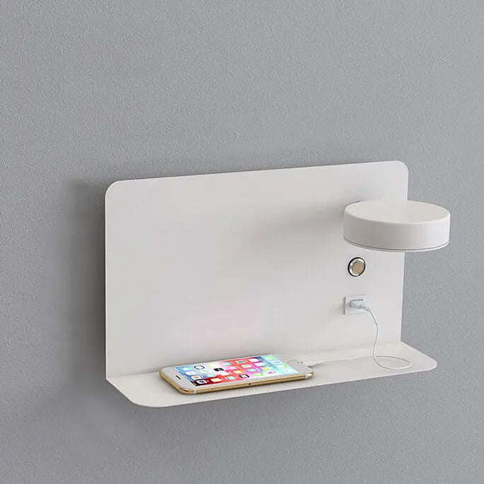 Modern Iron Square LED USB Rechargeable Wall Sconce Lamp Cuvalon