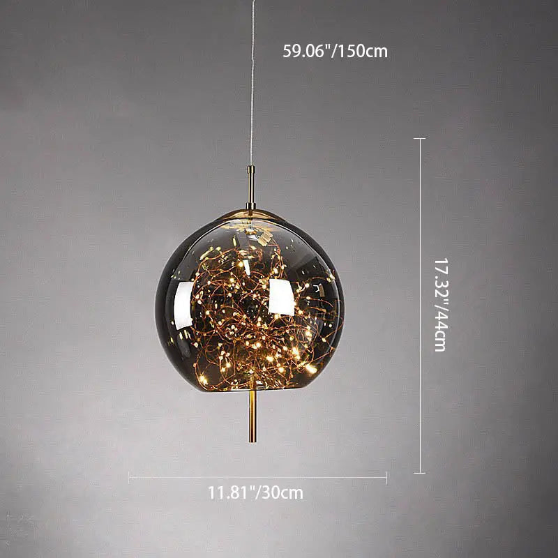 Contemporary Scandinavian Cylinder Oval Glass 1-Light Pendant Light For Bedroom Cuvalon