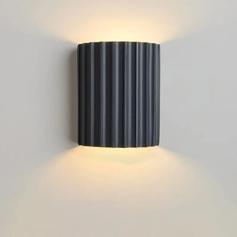 Contemporary Nordic Resin Tiles 2-Light Wall Sconce Lamp For Bedroom Cuvalon