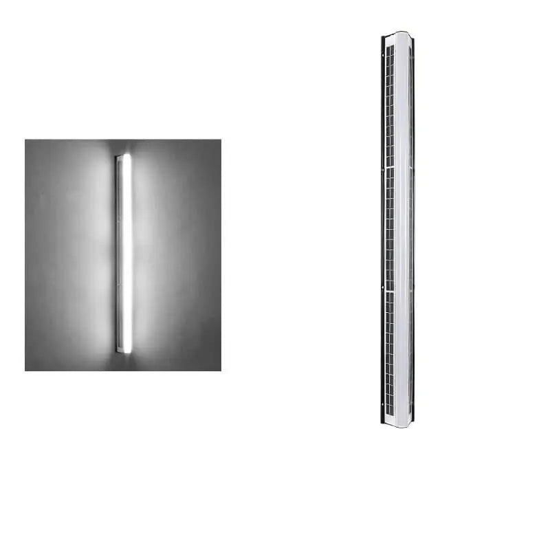 Modern Long Acrylic Solar LED Waterproof Outdoor Garden Wall Light Cuvalon