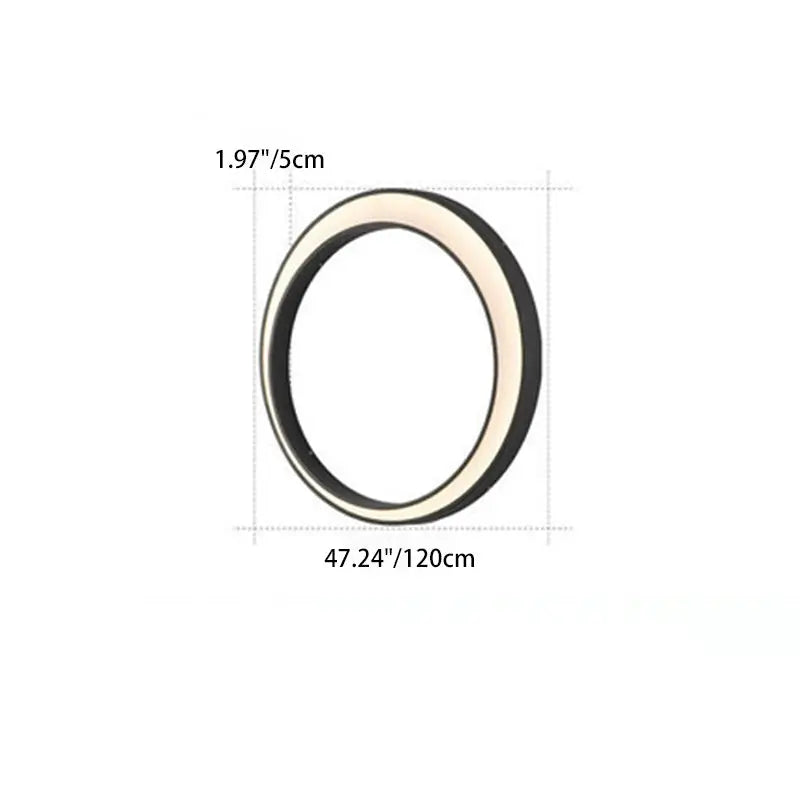 Modern Minimalist Crescent Circle Stainless Steel PC Waterproof LED Wall Sconce Lamp For Outdoor Patio Cuvalon