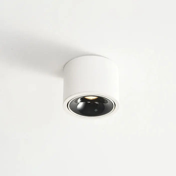 Modern Minimalist Round Spotlight Adjustable LED Flush Mount Ceiling Light Cuvalon