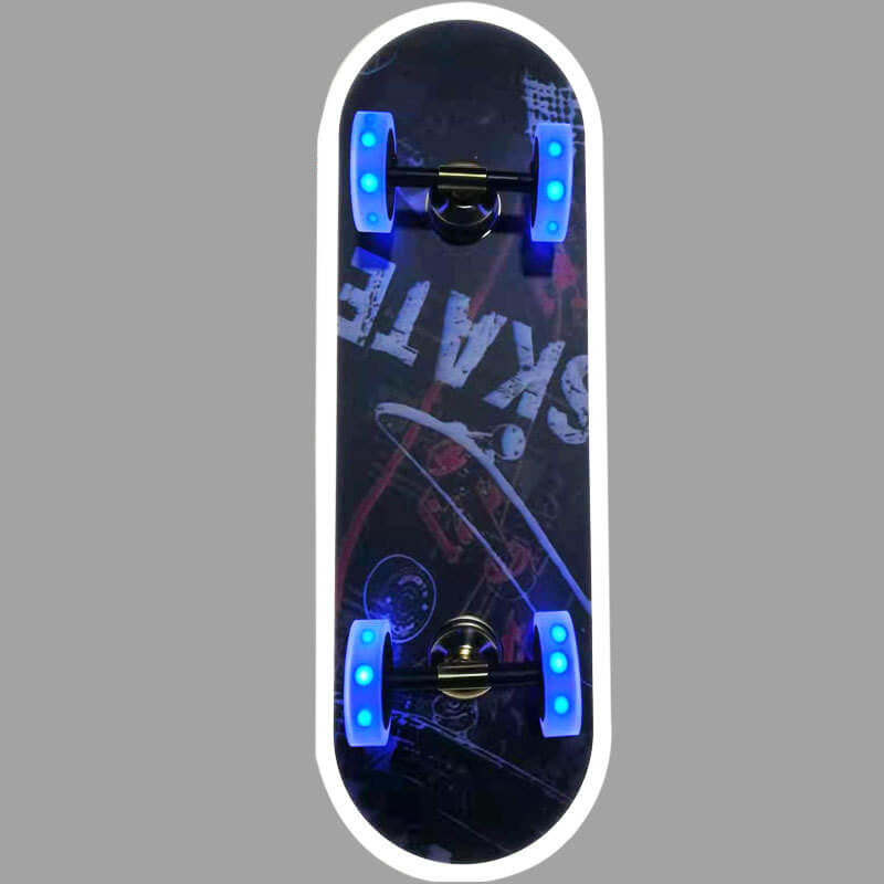 Creative Cartoon Skateboard Acrylic LED Kids Flush Mount Ceiling Light Cuvalon
