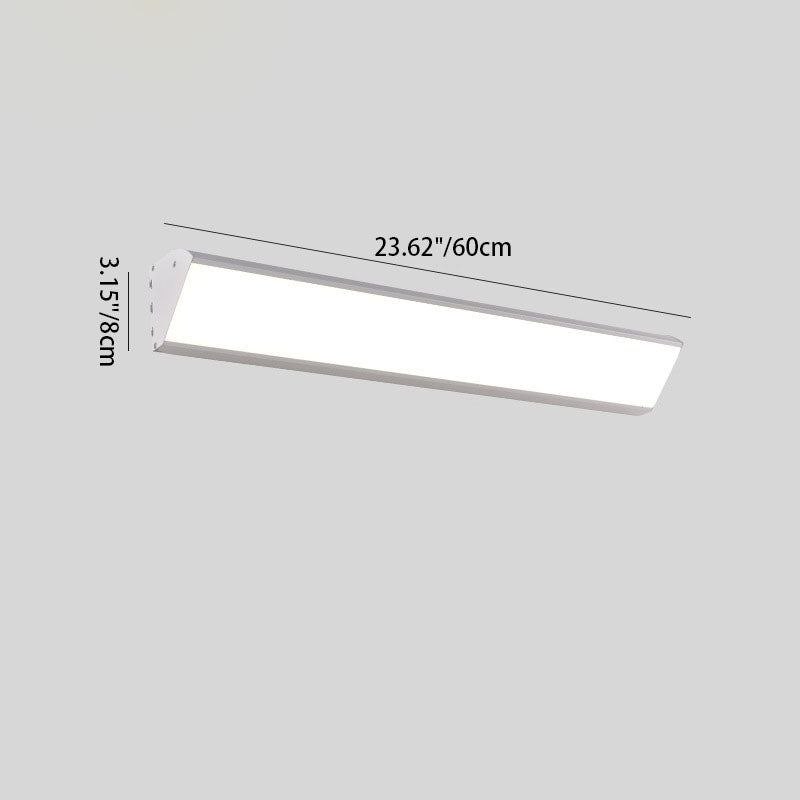 Contemporary Industrial Rectangular Aluminum PC Waterproof LED Wall Sconce Lamp For Outdoor Patio Cuvalon