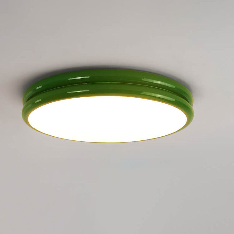 Modern Eye Care Children's Wrought Iron Round LED Flush Mount Lighting Cuvalon
