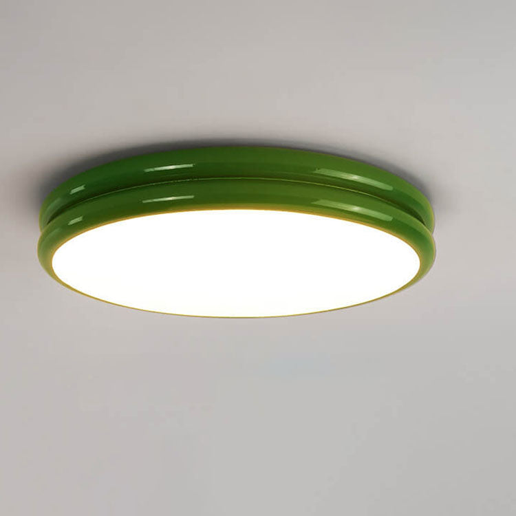 Modern Eye Care Children's Wrought Iron Round LED Flush Mount Lighting Cuvalon