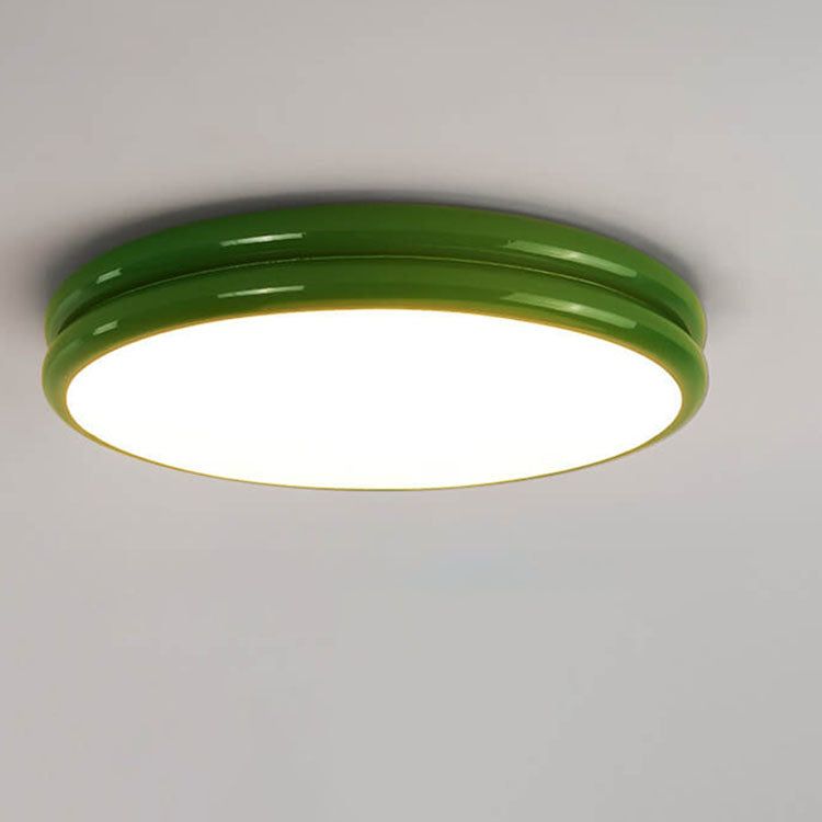 Modern Eye Care Children's Wrought Iron Round LED Flush Mount Lighting Cuvalon