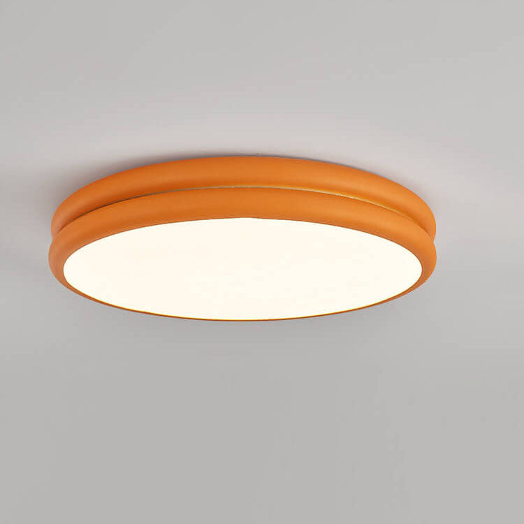Modern Eye Care Children's Wrought Iron Round LED Flush Mount Lighting Cuvalon
