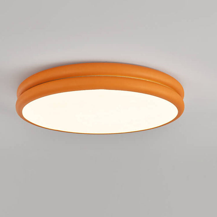 Modern Eye Care Children's Wrought Iron Round LED Flush Mount Lighting Cuvalon