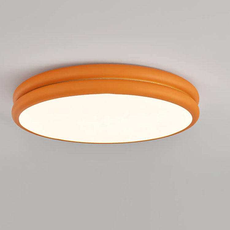 Modern Eye Care Children's Wrought Iron Round LED Flush Mount Lighting Cuvalon