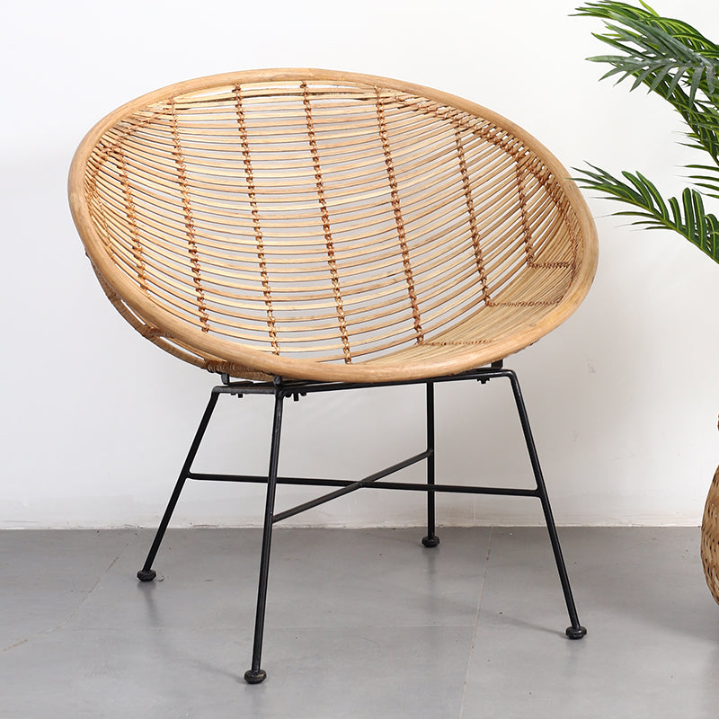 Circular Wrap-Around Rattan Chair - Ergonomic Comfort Hand-Woven & Breathable Chair For Garden Cuvalon