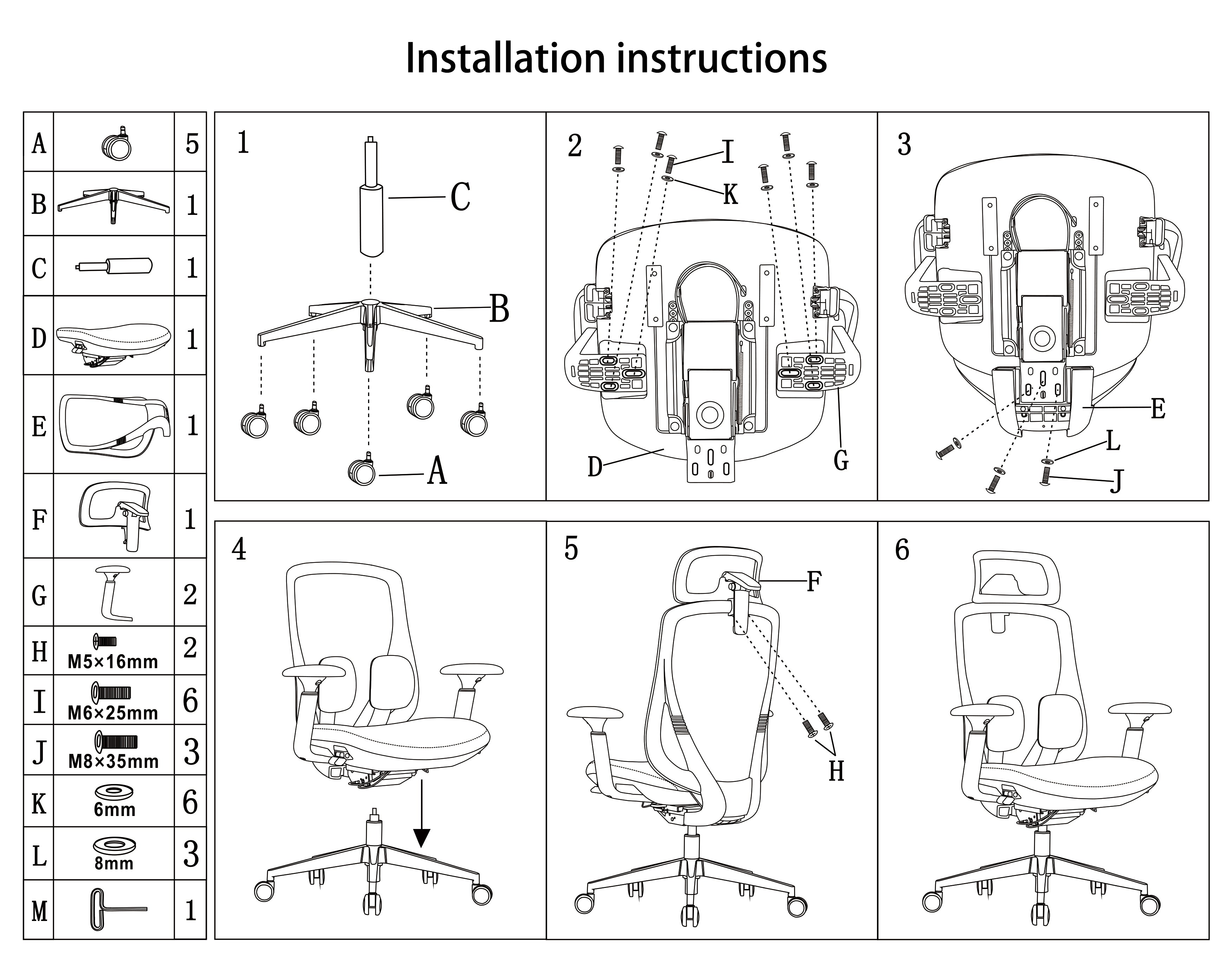 Modern Minimalist Ergonomic High-Back Office Chair - Adjustable Headrest & Lumbar Support Breathable Mesh Desk Chair For Home Office Cuvalon