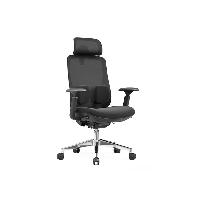 Modern Minimalist Ergonomic High-Back Office Chair - Adjustable Headrest & Lumbar Support Breathable Mesh Desk Chair For Home Office Cuvalon