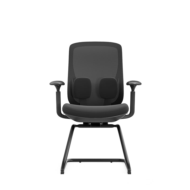 Saddle-Base Office Chair - 4D Adjustable Armrests & Adaptive Lumbar Support Mesh Conference Desk Chair For Home Office Cuvalon