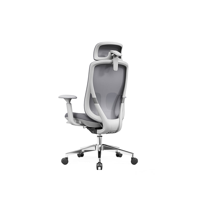 Modern Ergonomic High-Back Executive Chair - 4D Tri-Joint Headrest & Adaptive Lumbar Support Mesh Office Chair For Home Office Cuvalon