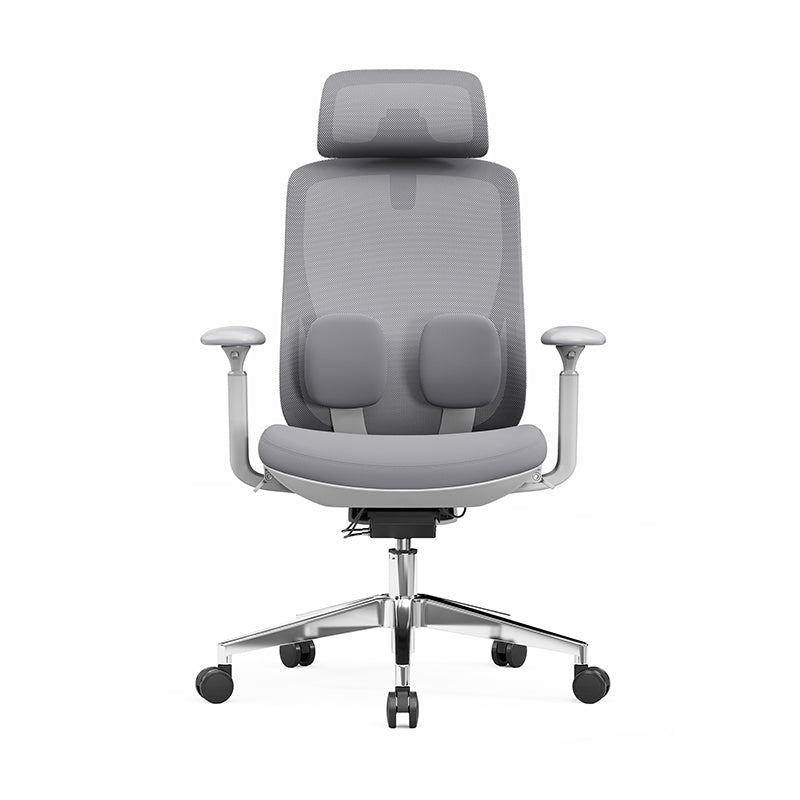 Modern Ergonomic High-Back Executive Chair - 4D Tri-Joint Headrest & Adaptive Lumbar Support Mesh Office Chair For Home Office Cuvalon