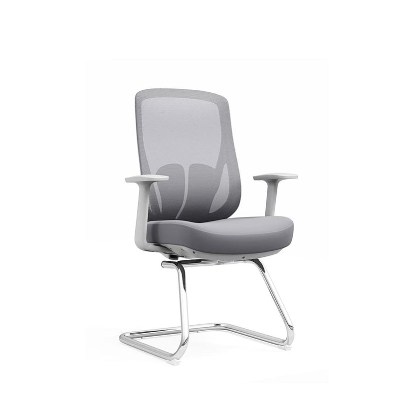 Modern Minimalist Mesh Bow Office Chair - Ergonomic Lumbar Support High-Resilience Sponge Cushion Desk Chair For Home Office Cuvalon