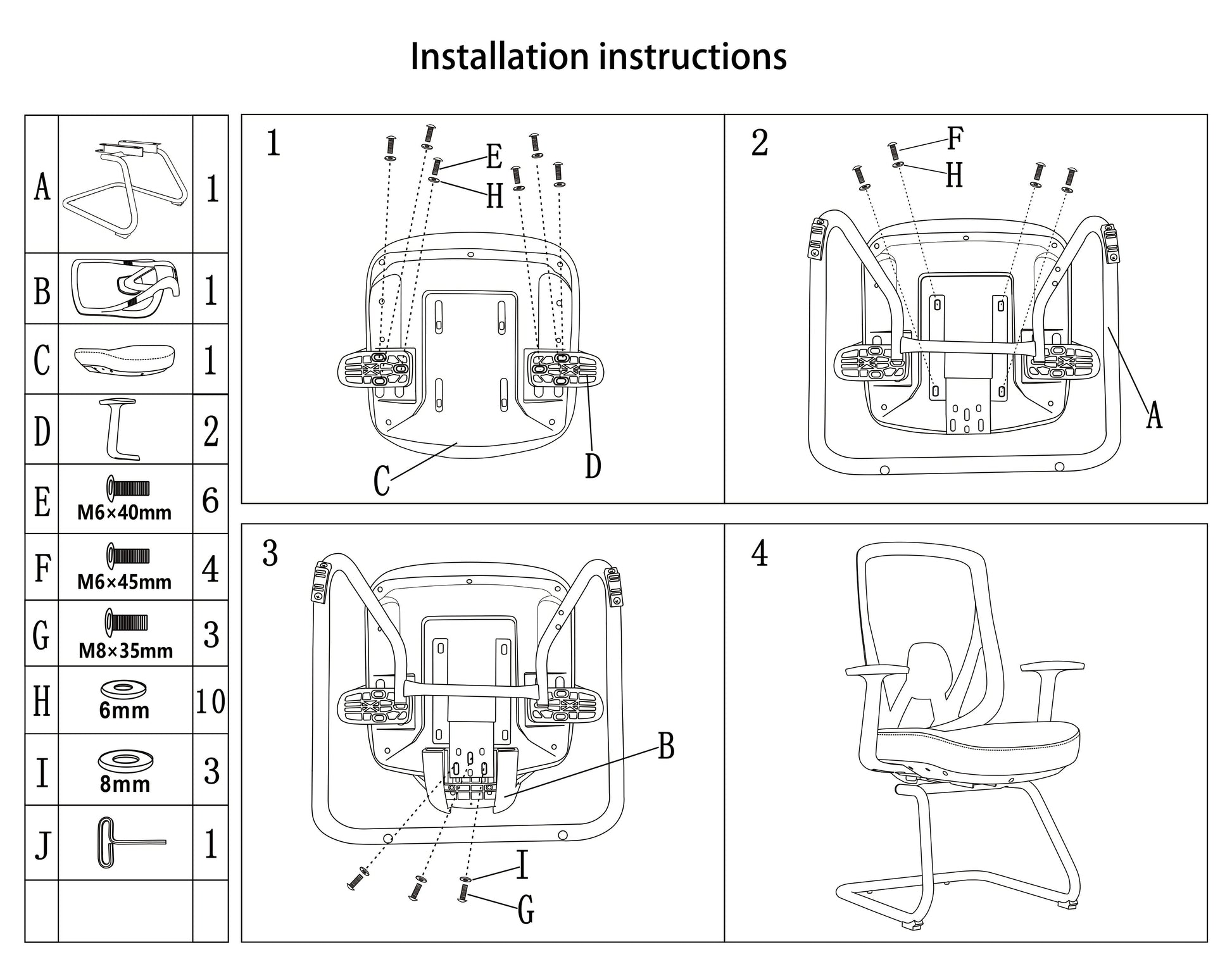 Sleek Minimalist Bow Reception Chair - Breathable Mesh Pressure-Relief Cushion High-Resilience Sponge Desk Chair For Home Office Cuvalon