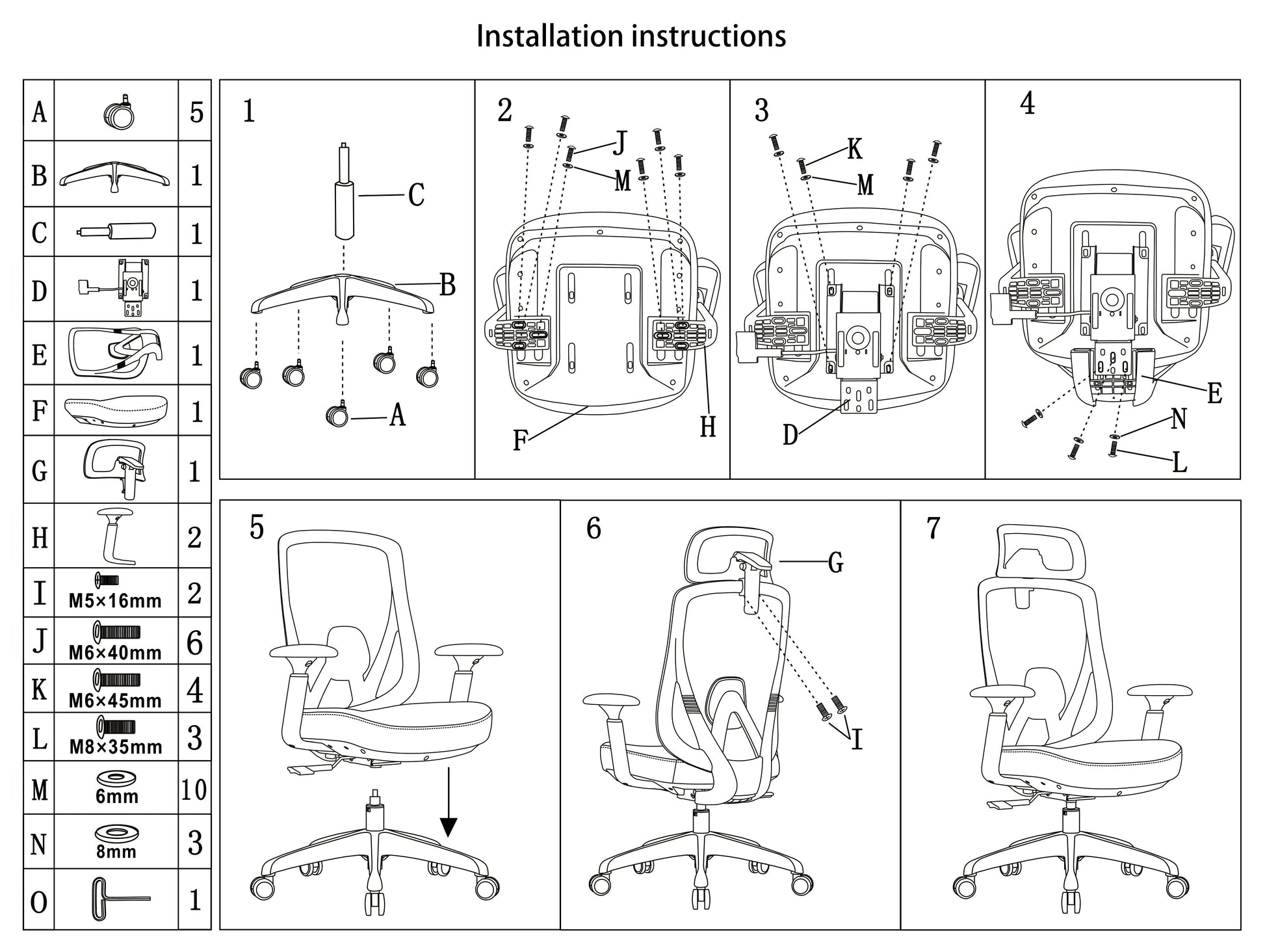 Modern Minimalist Grey High-Back Mesh Executive Chair - 4D Adjustable Headrest & Tilt Ergonomic Office Chair For Home Office Cuvalon