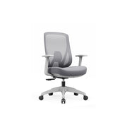 Modern Minimalist Mid-Back Mesh Executive Chair - Tilt Adjustment Silent Casters Desk Chair For Home Office Cuvalon